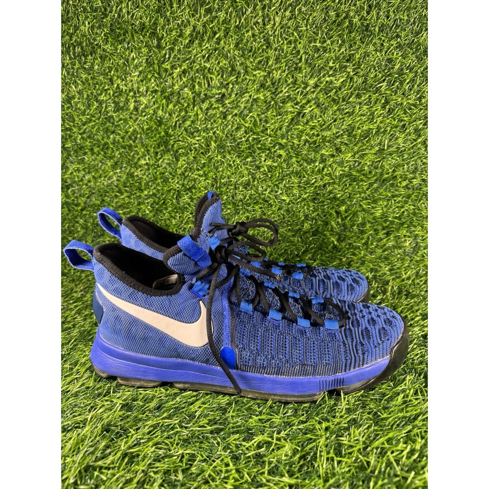 Nike KD 9 Mens Game Royal Blue Black Sneakers Size 13 US 843392-410